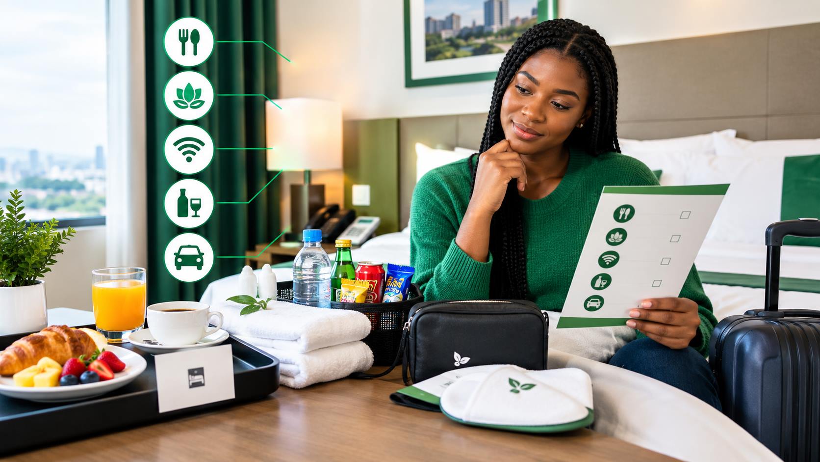 A breakfast buffet set up inside a modern hotel dining room in Lagos, Nigeria.